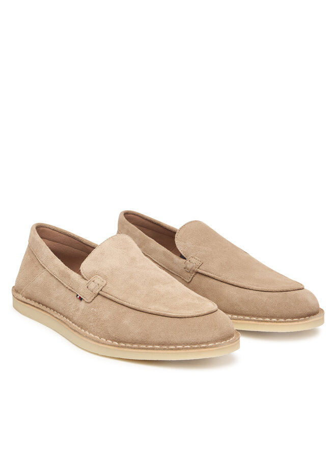 Tommy Hilfiger Mokassins Tommy Hilfiger Stitchdown FM0FM05782 Beige