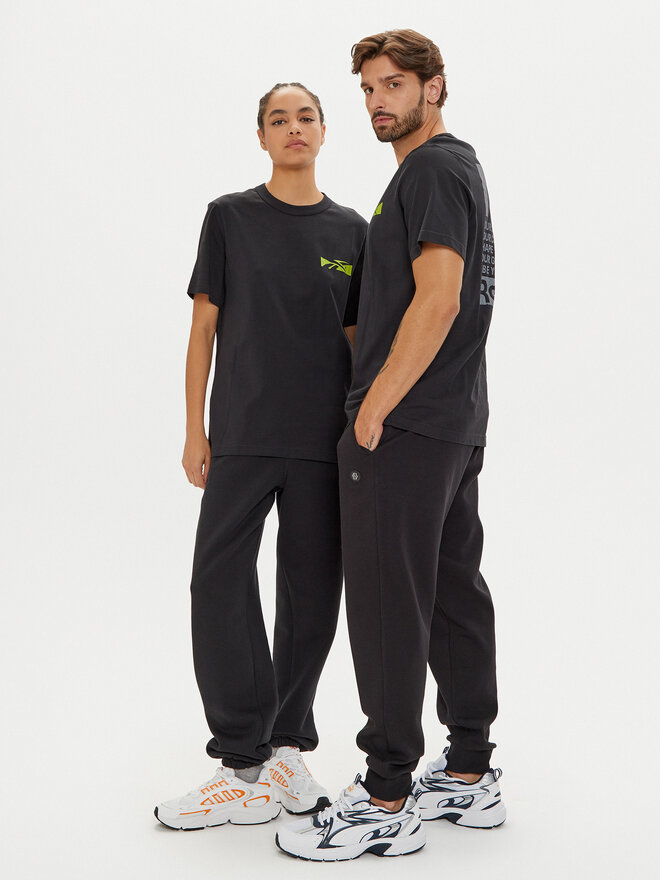 Reebok Reebok Póló Unisex Not A Spectator 100075624 Fekete Relaxed Fit