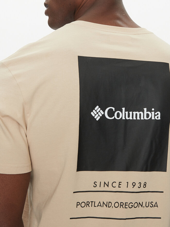 Columbia Columbia Camiseta Barton Springs™ 2058331 Beis Regular Fit