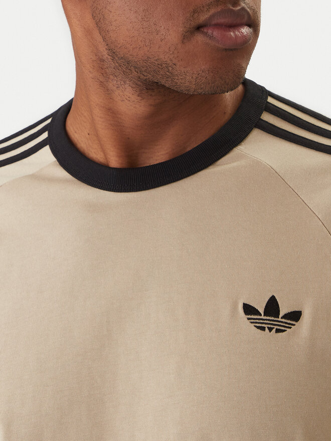 adidas adidas Футболка 3-Stripes KE7964 Бежевий Regular Fit