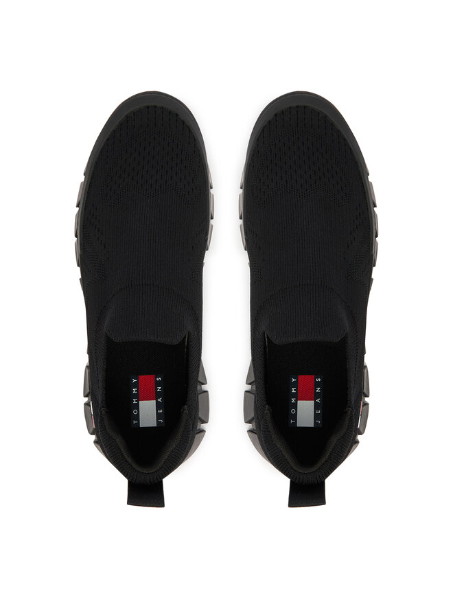 Tommy Jeans Sneakers Tommy Jeans Tjw Chunky Knit Sneaker EN0EN03014 Schwarz