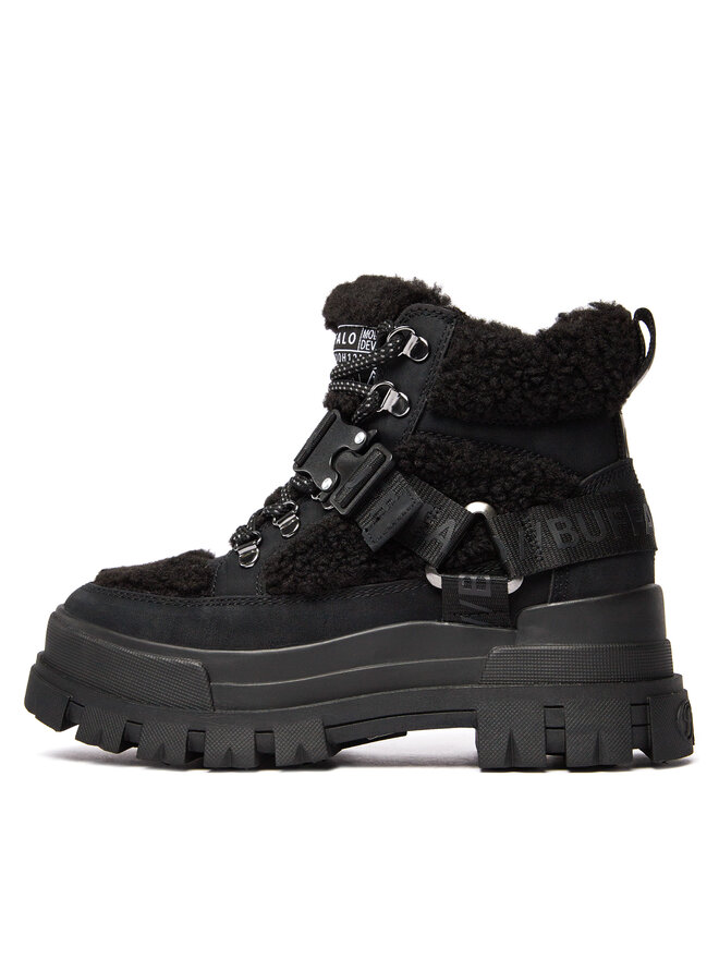 Buffalo Bakancs Buffalo Aspha Com Mid Warm 1622328 Fekete