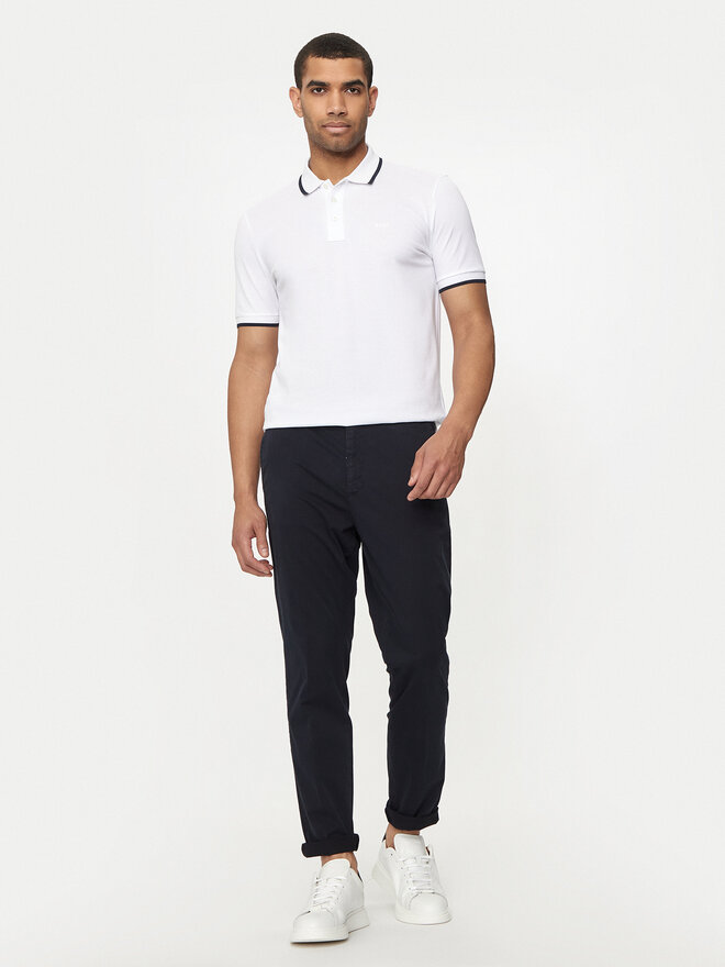 BOSS Boss Polo marškinėliai Parlay 190 50494697 Balta Regular Fit