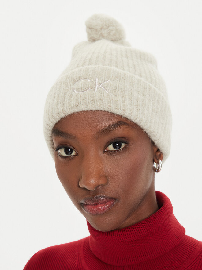 Calvin Klein Шапкa Calvin Klein Embroidery Airy K60K612586 Бежевий
