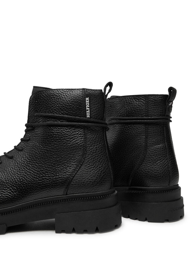 Tommy Hilfiger Csizma Tommy Hilfiger Th Chunky Tl Lace Up Boot FM0FM05270 Fekete