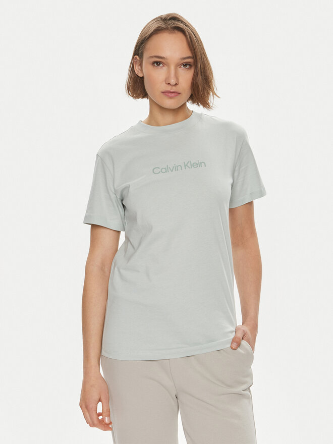 Calvin Klein Calvin Klein Camiseta Hero Logo K20K205448 Verde Regular Fit