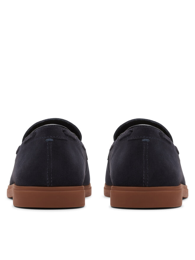 Clarks Mokasíny Clarks Torford Tassel 26180334 Tmavomodrá