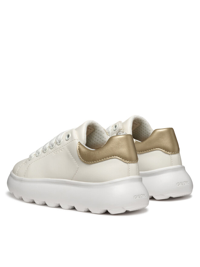 Geox Sneakersy Geox J Puffypop J55MRA 000BC C0588 S Biały