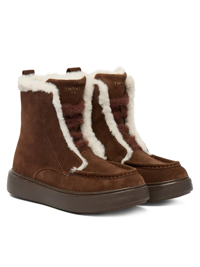 TWINSET Čizme TWINSET 252TGT01C Smeđa