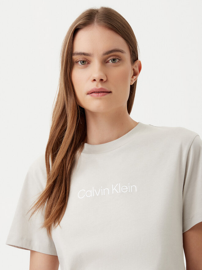 Calvin Klein Calvin Klein Camiseta Hero Logo K20K205448 Gris Regular Fit