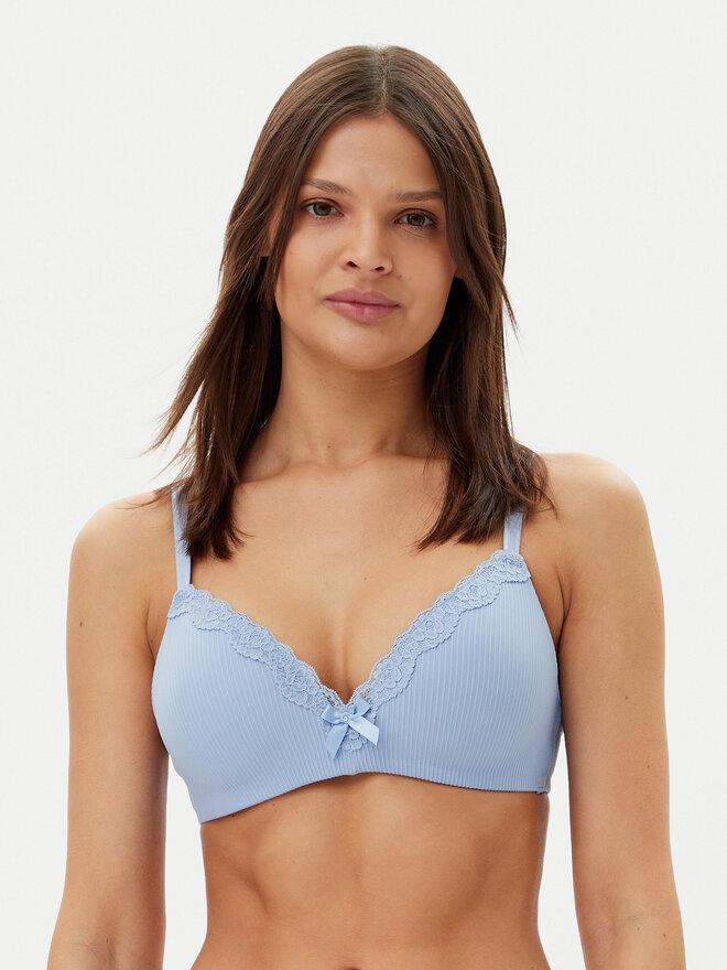 Hunkemöller Hunkemöller Grudnjak bez žice Lola 301081 Svijetloplava