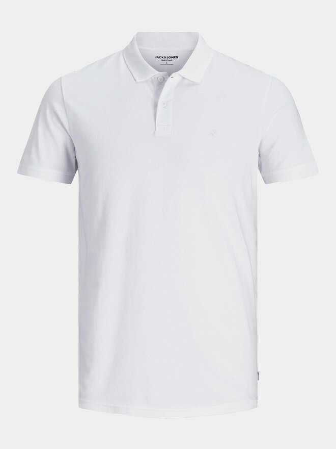 Jack&Jones Jack&Jones Poloshirt Basic 12136516 Weiß Slim Fit
