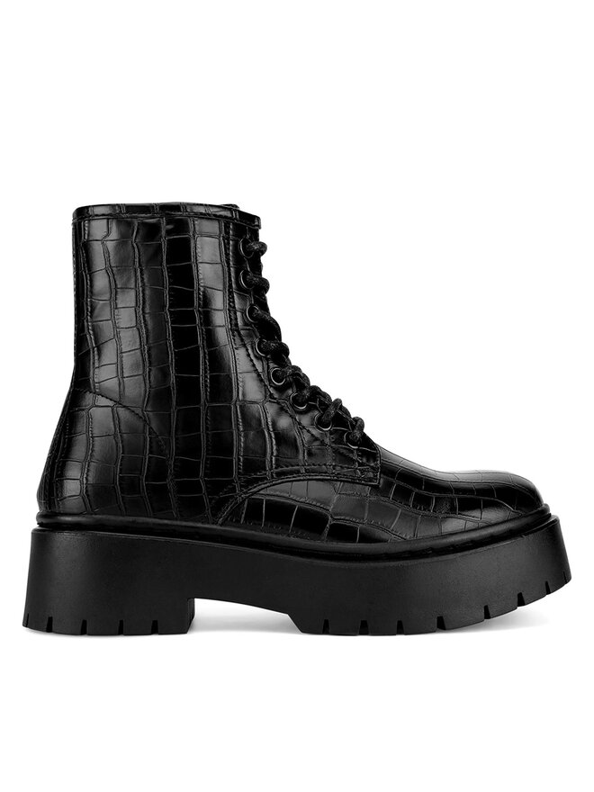 DeeZee Schnürstiefeletten DeeZee HY13123-5 Schwarz