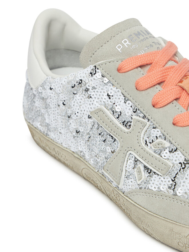 Premiata Sneakersy Premiata STEVEND VAR 7270 Strieborná
