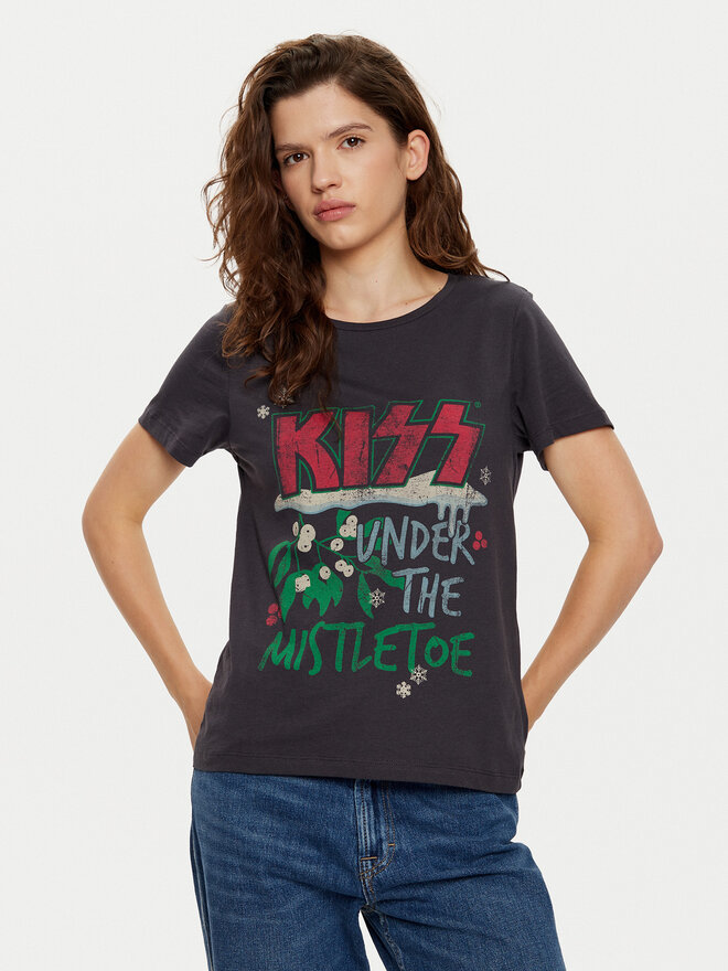Noisy May Noisy May Футболка Nate 27031641 Сірий Oversize