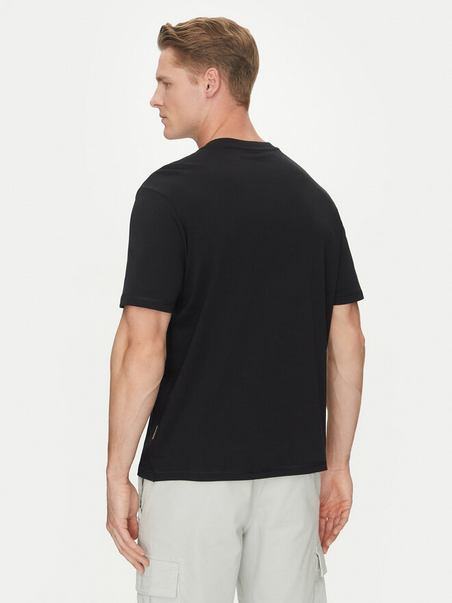 Napapijri Napapijri T-Shirt S-Vanni NP0A4IEA Μαύρο Regular Fit