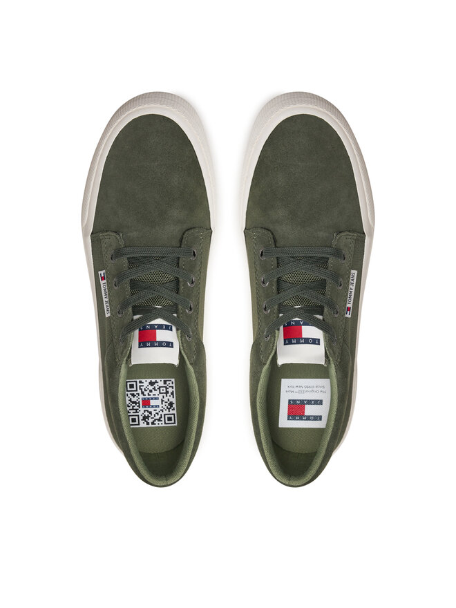 Tommy Jeans Tenisky Tommy Jeans Tjm Vulc. Skate Derby EM0EM01427 Zelená