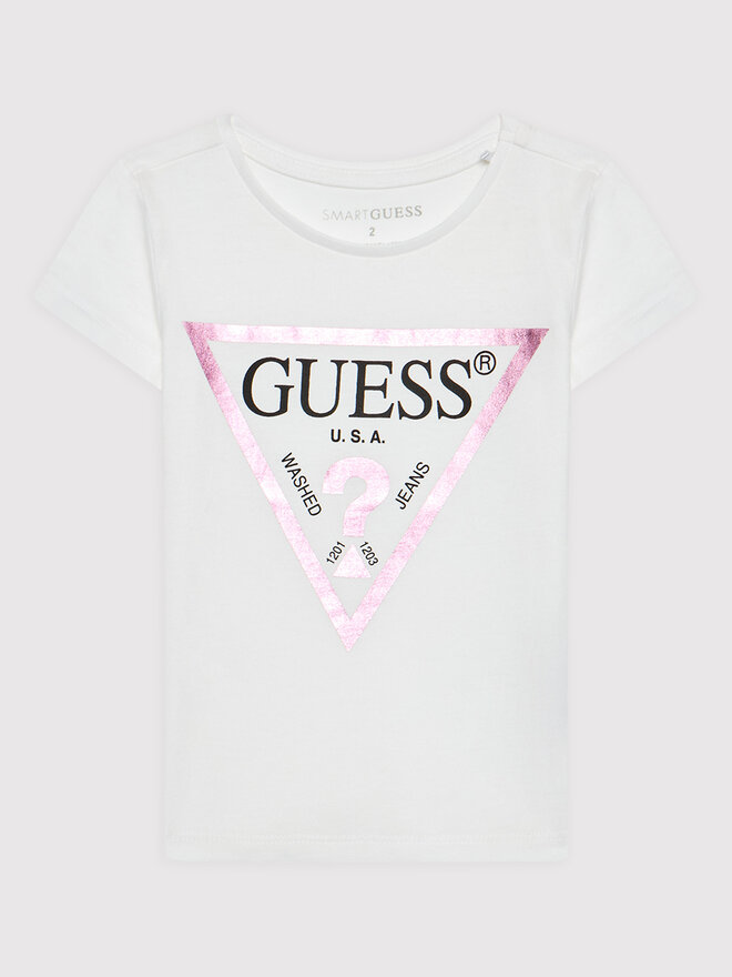 Guess Guess Marškinėliai K73I56 K8HM0 Balta Regular Fit