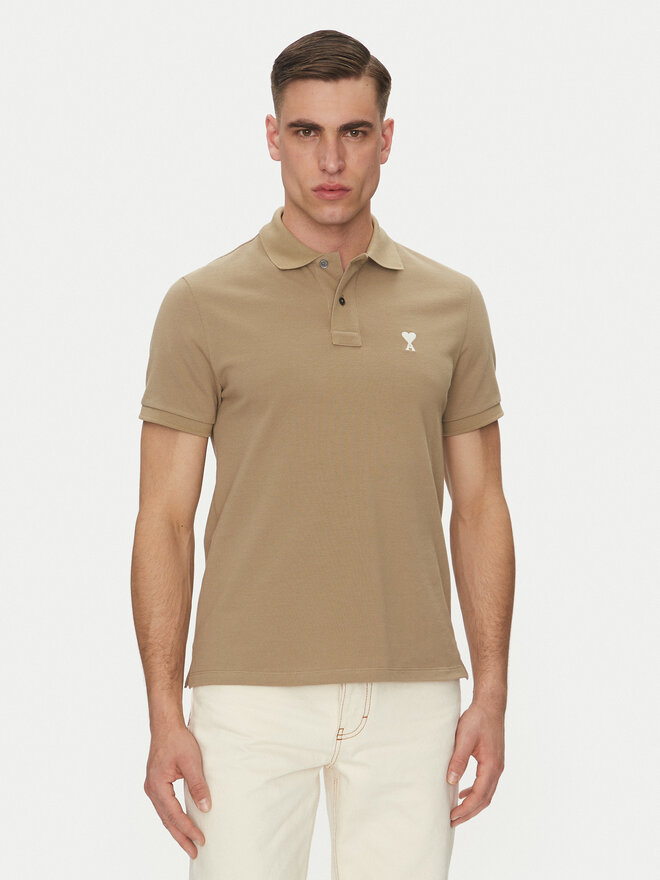 AMI PARIS AMI PARIS Poloshirt HPL060.760 Khakifarben Regular Fit