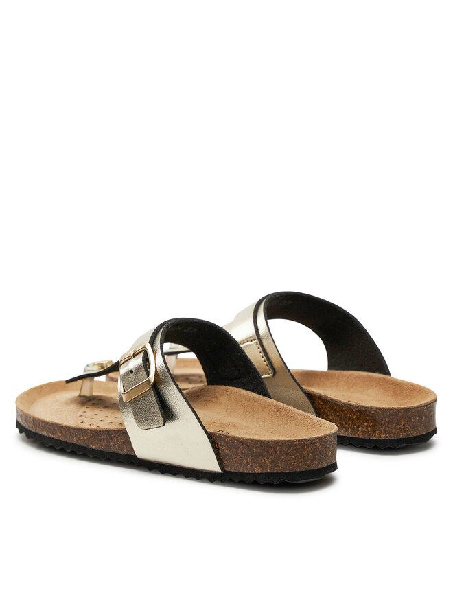 Geox Čības uz pirksta Geox D Brionia D35LSK 000BN C2012 Zelta