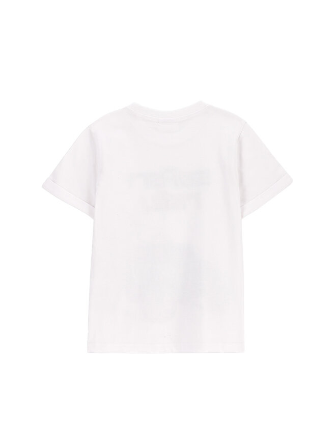 Coccodrillo Coccodrillo Marškinėliai WC5143206WBK Balta Regular Fit