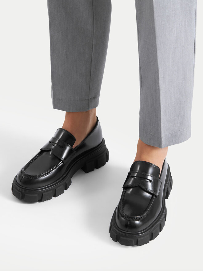 Badura Loafersy Badura ELANA-01WI-002 Černá