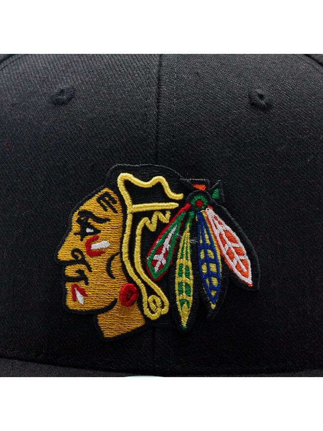 47 Brand Czapka z daszkiem 47 Brand NHL Chicago Blackhawks No Shot '47 CAPTAIN H-NSHOT04WBP-BKB Czarny