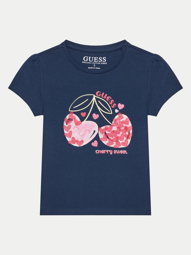 Guess Guess Majica K5GI03 K6YW4 Modra Regular Fit