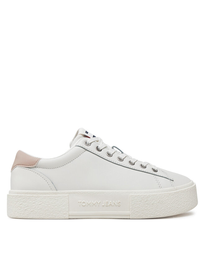 Tommy Jeans Сникърси Tommy Jeans Tjw Foxing Flatform Sneaker EN0EN02567 Екрю