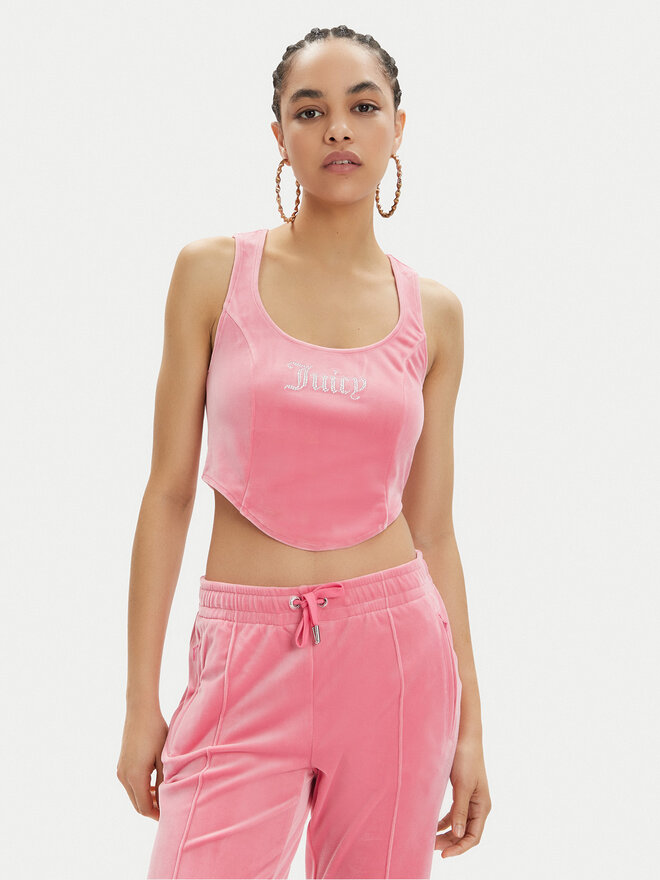 Juicy Couture Juicy Couture Top Camina JCWCT23305 Rosa Slim Fit