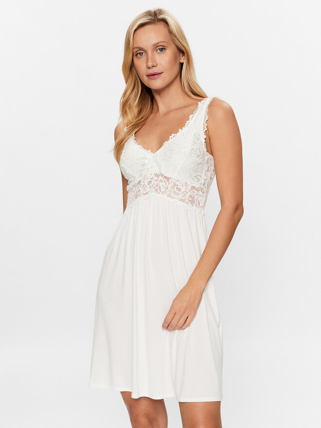 Hunkemöller Hunkemöller Combinación / Enagua Nora 175246 Blanco Feminine Fit