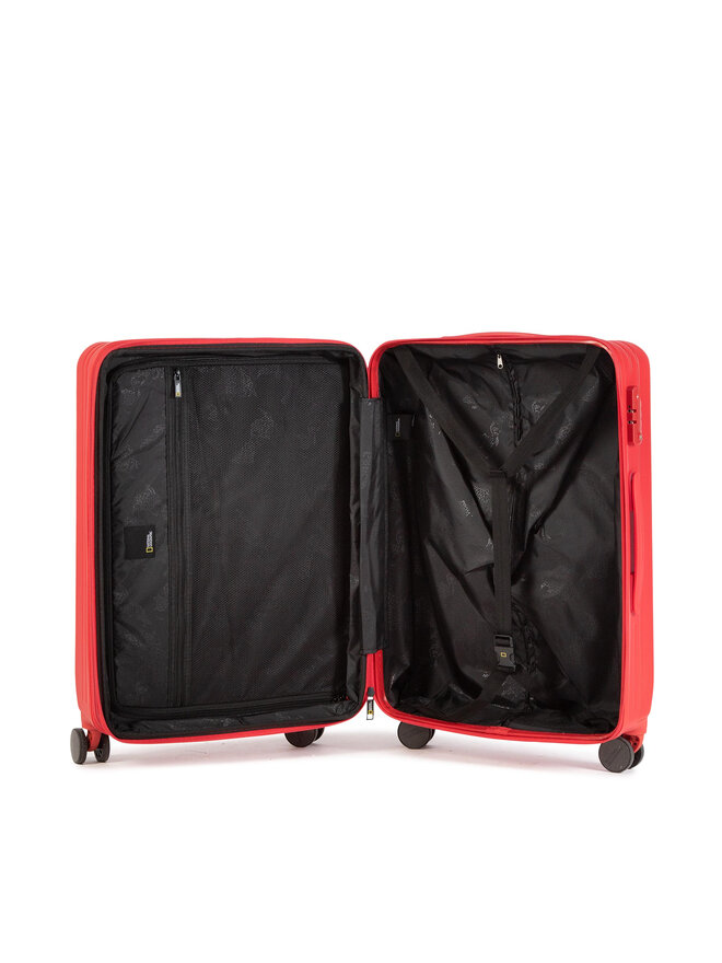 National Geographic Μεσαία Βαλίτσα National Geographic Pulse N171HA.60.35 Κόκκινο