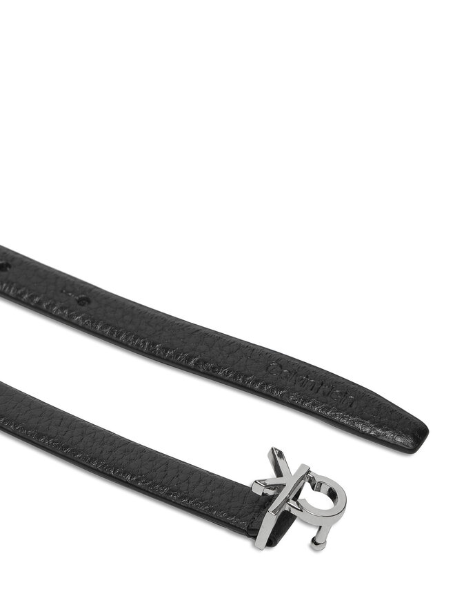Calvin Klein Ζώνη Γυναικεία Calvin Klein Ck Thin Belt 1.5cm Pebble K60K612858 Μαύρο