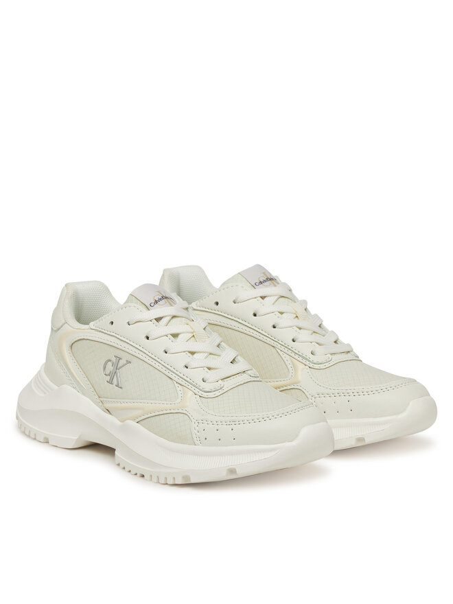 Calvin Klein Jeans Сникърси Calvin Klein Jeans V3A9-82030-1695530 Екрю