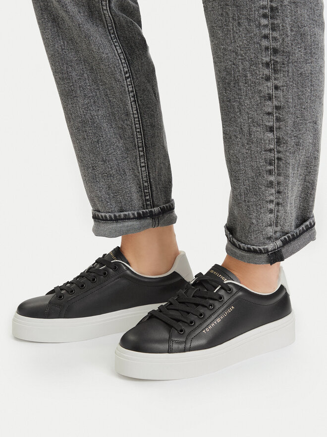 Tommy Hilfiger Sneakers Tommy Hilfiger Chic Cupsole FW0FW09107 Schwarz