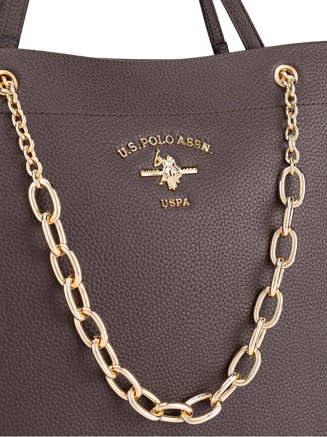 U.S. Polo Assn. Ročna torba U.S. Polo Assn. BEUXT6369WVP Rjava