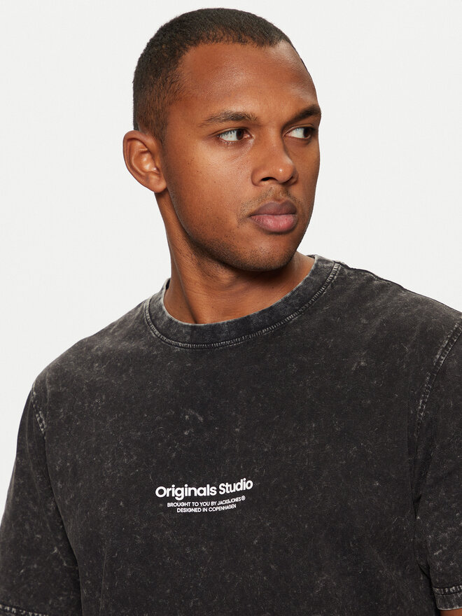 Jack&Jones Jack&Jones Marškinėliai Vesterbro 12256715 Juoda Relaxed Fit