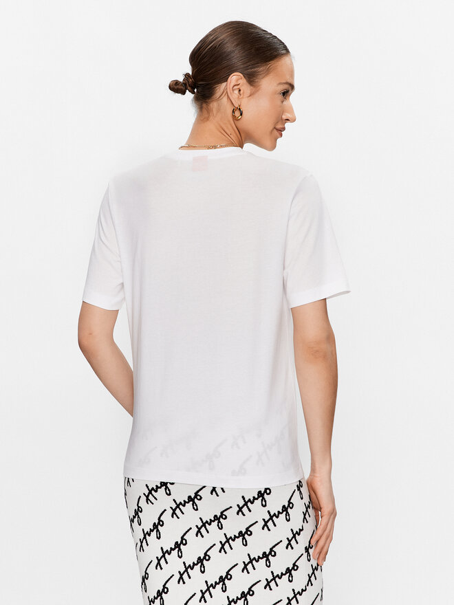 HUGO Hugo T-Shirt Dashire_4 50489198 Weiß Regular Fit