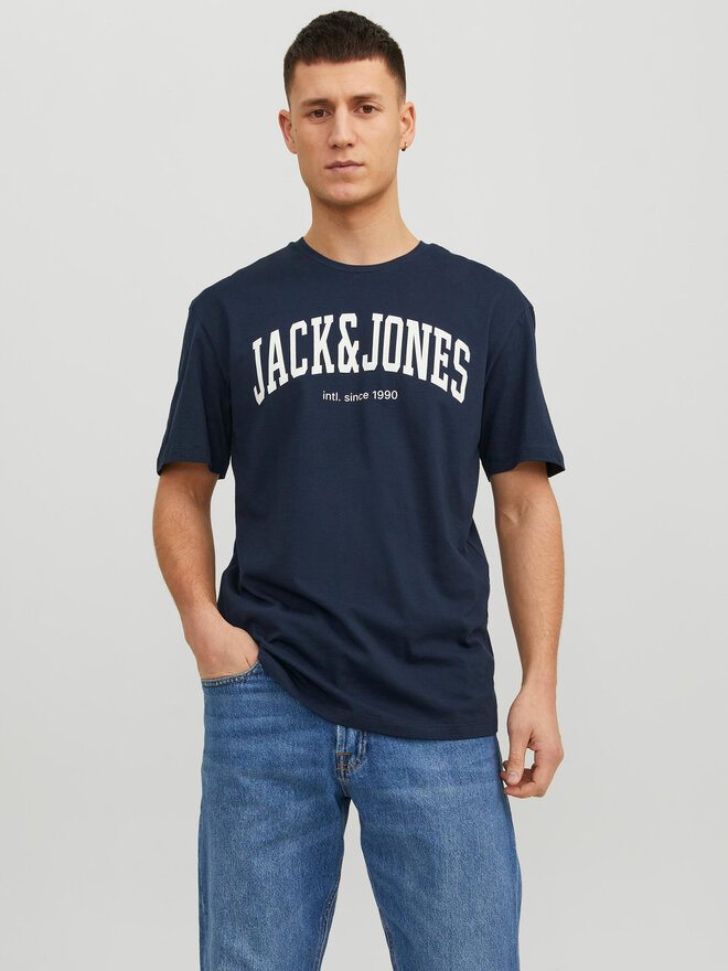 Jack&Jones Jack&Jones Póló Josh 12236514 Sötétkék Relaxed Fit