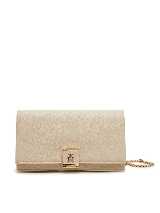 Tommy Hilfiger Táska Tommy Hilfiger Th Her Flap W/Chain AW0AW17403 Bézs