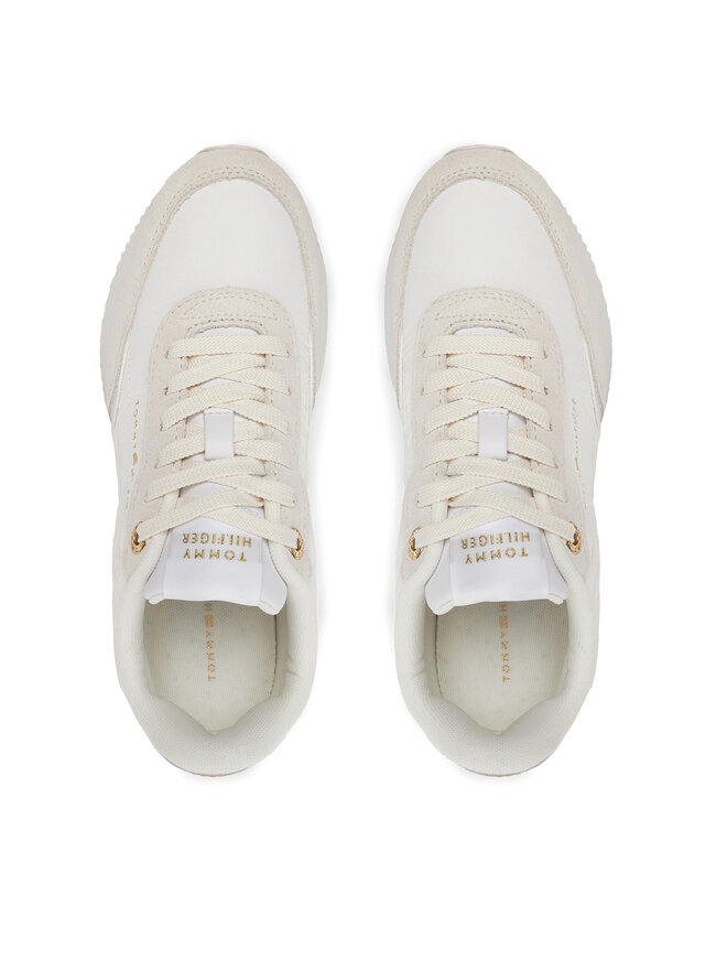 Tommy Hilfiger Sneakersy Tommy Hilfiger Essential Runner FW0FW08332 Biały