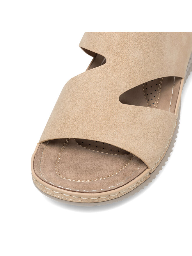 Clara Barson Pantoletten Clara Barson WYL0510-22 Beige