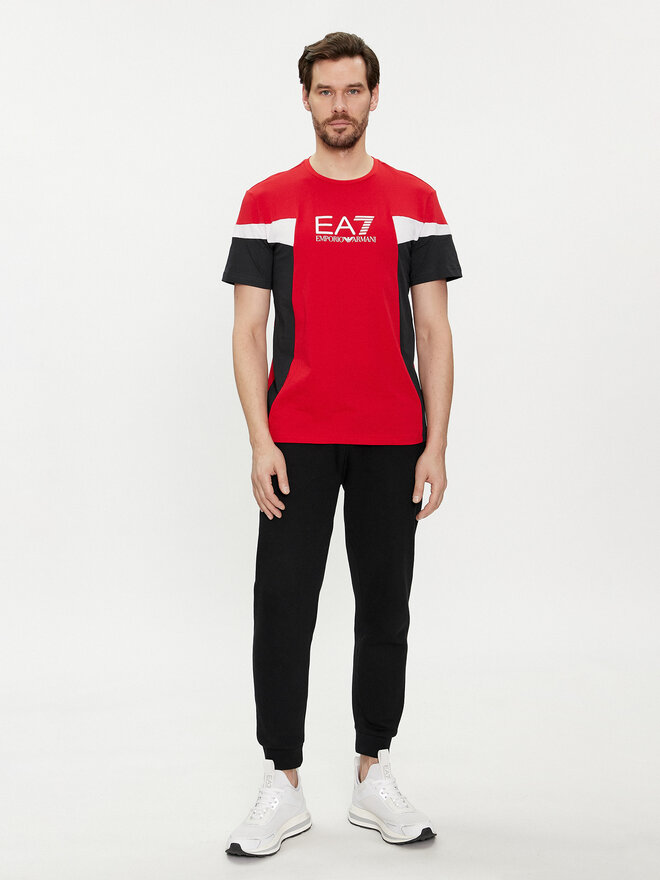 EA7 Emporio Armani EA7 Emporio Armani Majica 3DPT10 PJ02Z 1461 Rdeča Regular Fit