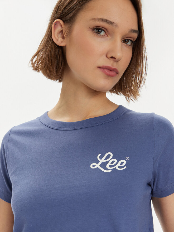 Lee Lee T-Shirt 112350225 Dunkelblau Slim Fit
