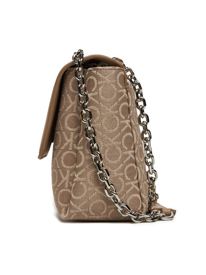 Calvin Klein Сумка Calvin Klein Re-Lock Conv Shoulder Bag_Jqc K60K612641 Бежевий