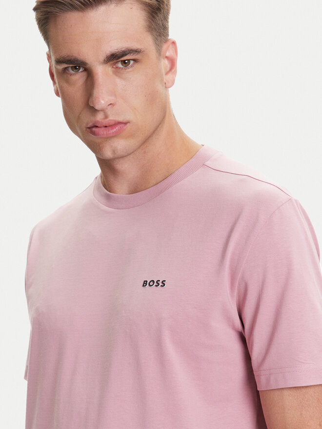 BOSS BOSS Camiseta 50506373 Rosa Regular Fit