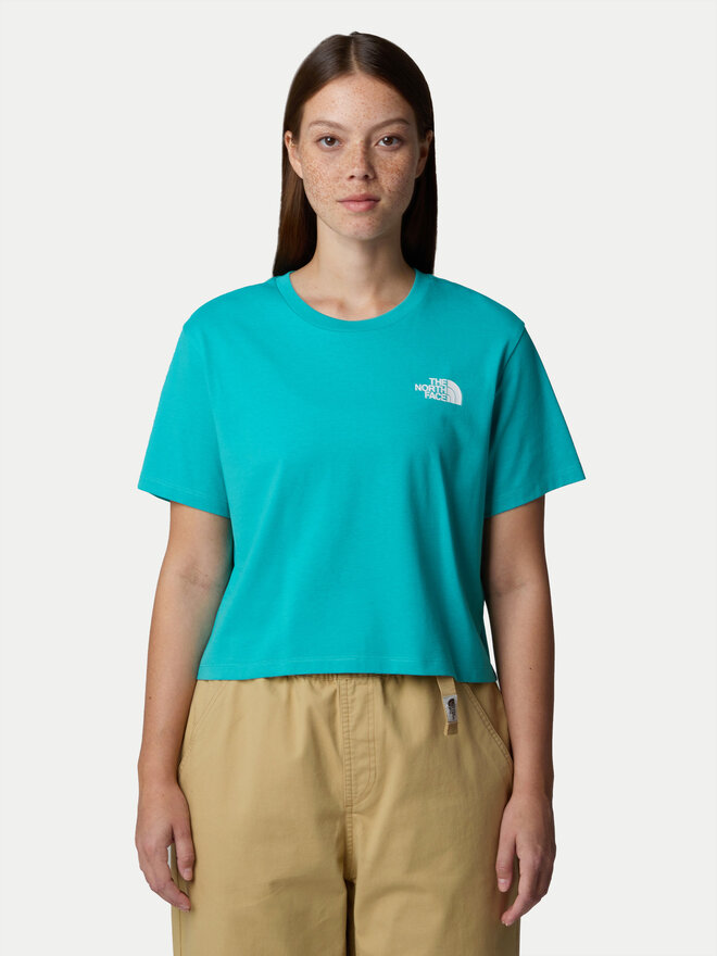 The North Face The North Face Majica Simple Dome NF0A87U4 Modra Loose Fit