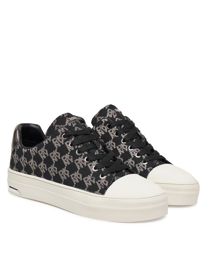 DKNY Modne superge DKNY York Lace UP Sneak K2533982 Črna