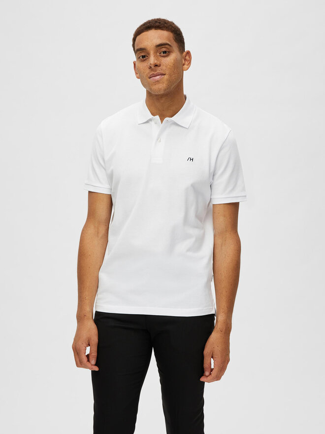Selected Homme Selected Homme Poloshirt 16087839 Weiß Regular Fit