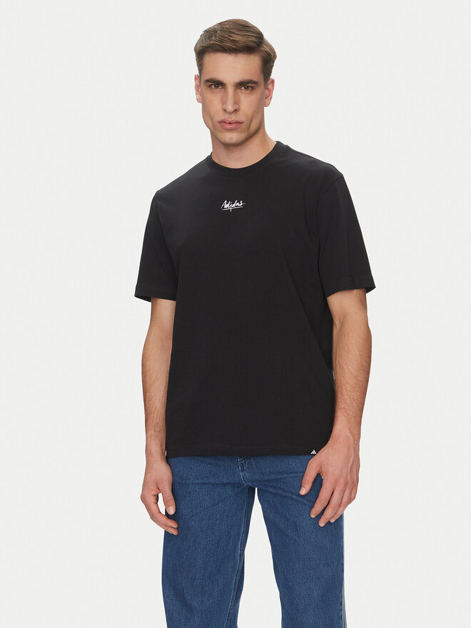 adidas adidas Camiseta Lounge Still Life Lemons Graphic JN7367 Negro Regular Fit